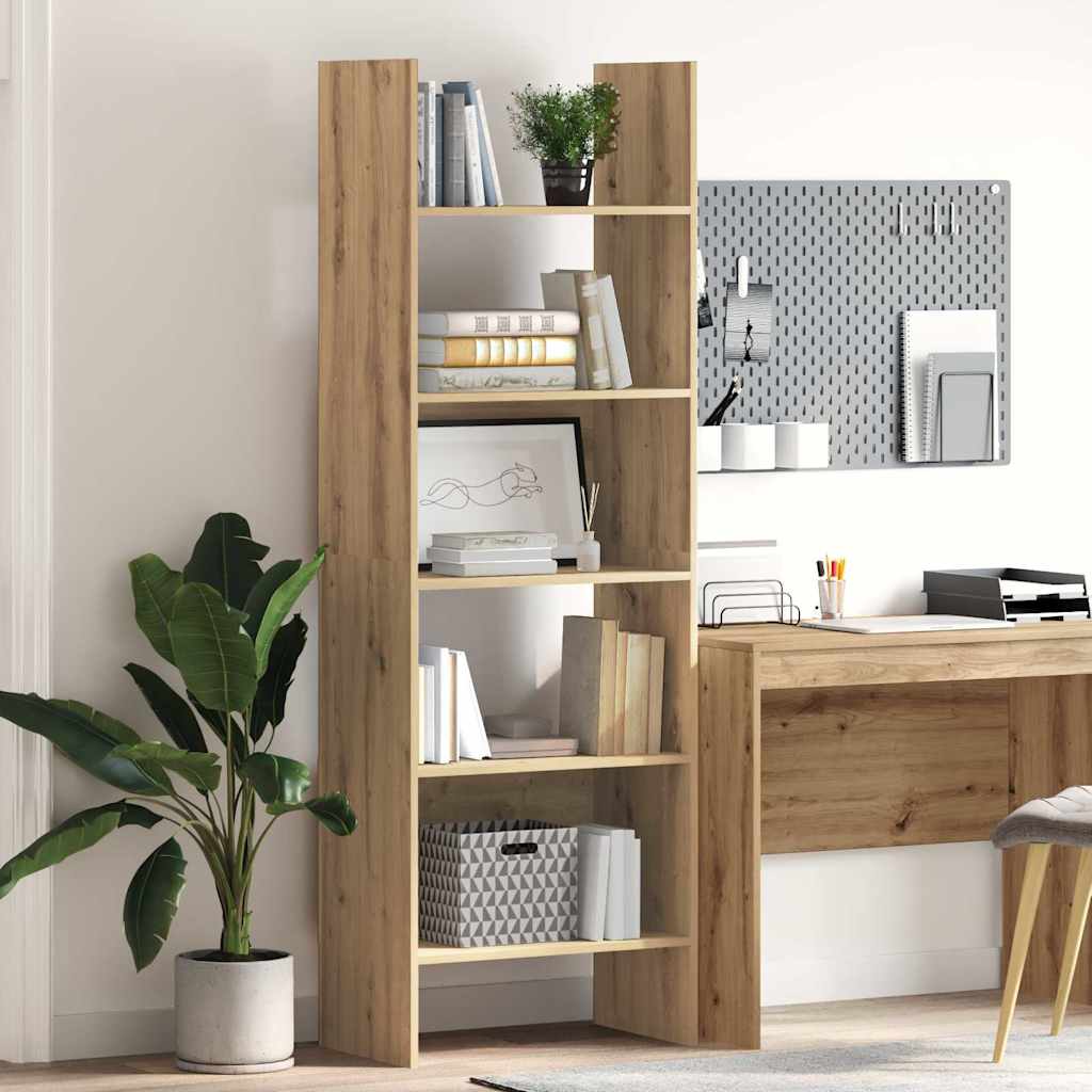 Armadio per Libri Rovere artigianale 60 x 35 x 180 cm