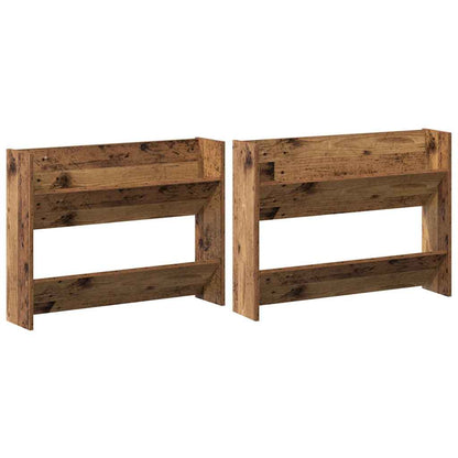 Mobile per scarpe 2 pcs Legno vecchio 80 x 18 x 60 cm