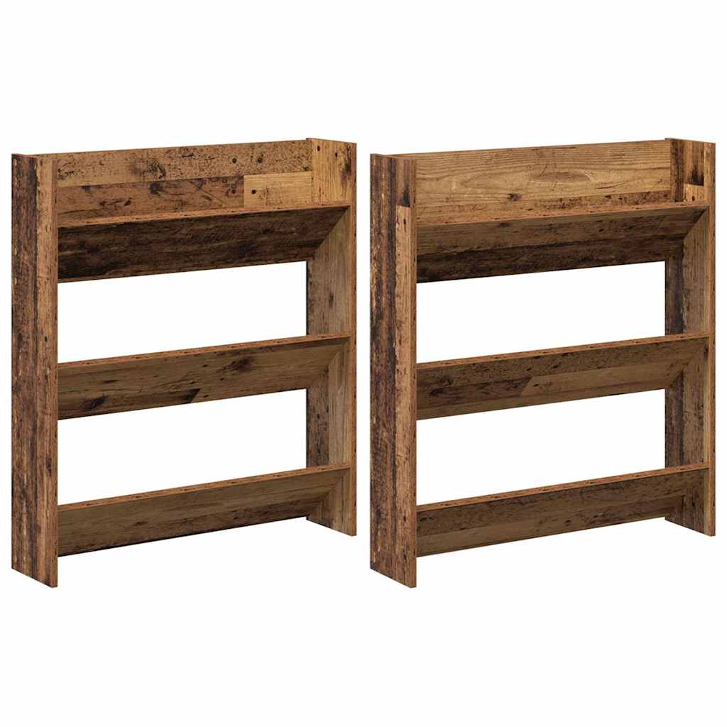 Mobile per scarpe 2 pcs Legno vecchio 85 x 18 x 90 cm