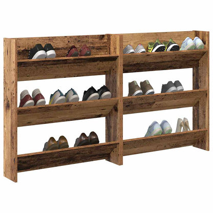 Mobile per scarpe 2 pcs Legno vecchio 85 x 18 x 90 cm