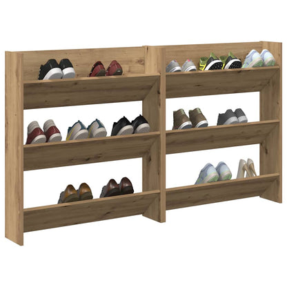 Mobile per scarpe 2 pcs Rovere artigianale 85 x 18 x 90 cm