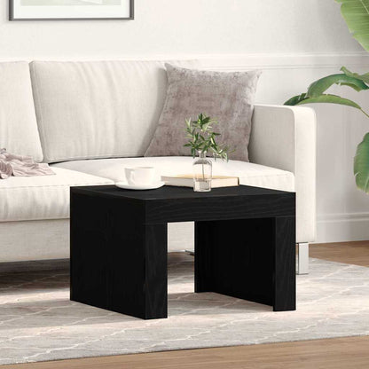 Tavolino da salotto Rovere Nero 50 x 50 x 35 cm