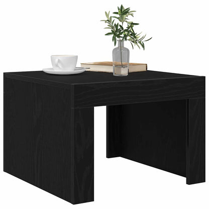 Tavolino da salotto Rovere Nero 50 x 50 x 35 cm
