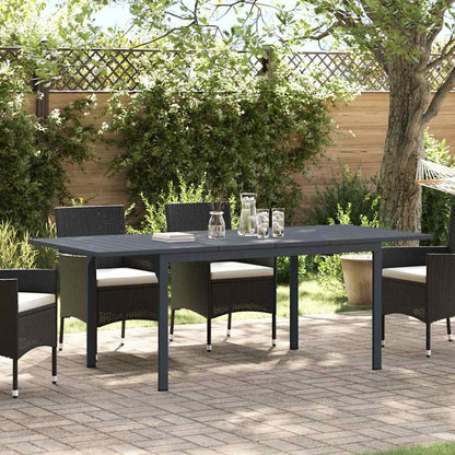 Tavolo da Pranzo da Esterno 2 pcs Antracite 210 x 90 x 73 cm