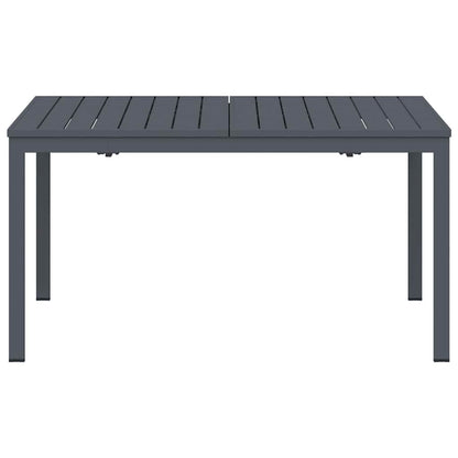 Tavolo da Pranzo da Esterno 2 pcs Antracite 210 x 90 x 73 cm