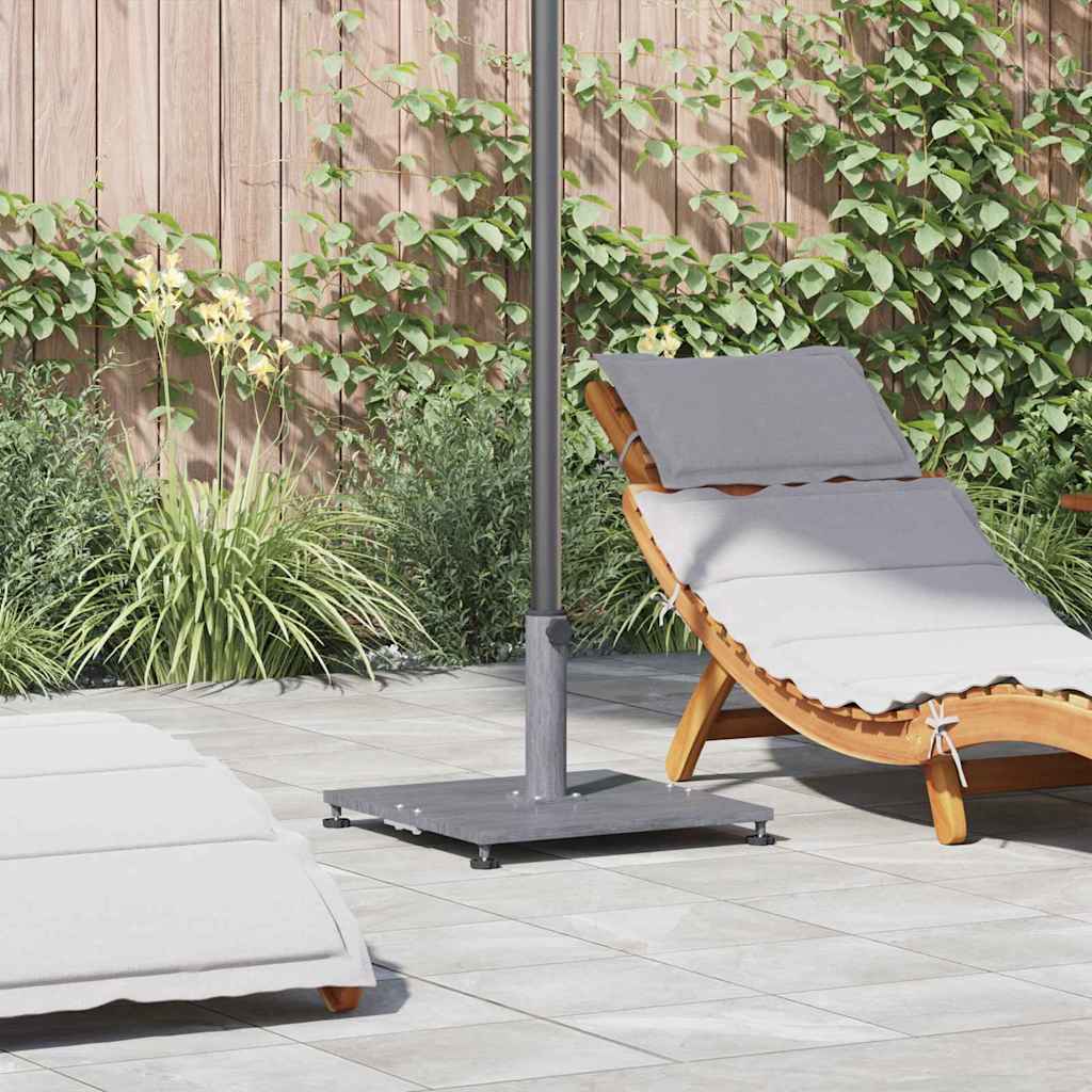 Base per ombrellone Aspetto Legno Grigio Scuro 45 x 45 x 31 cm