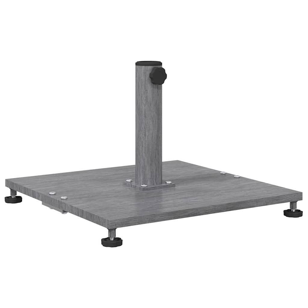 Base per ombrellone Aspetto Legno Grigio Scuro 45 x 45 x 31 cm