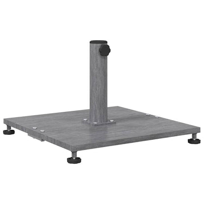 Base per ombrellone Aspetto Legno Grigio Scuro 45 x 45 x 31 cm