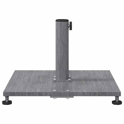 Base per ombrellone Aspetto Legno Grigio Scuro 45 x 45 x 31 cm