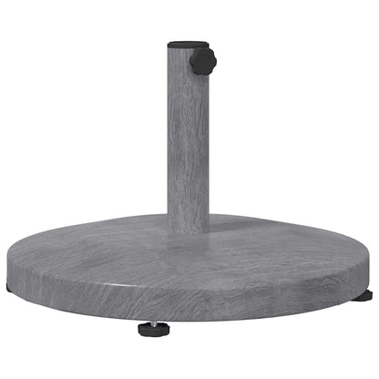 Base per ombrellone Aspetto Legno Grigio Scuro 48 x 48 x 32 cm
