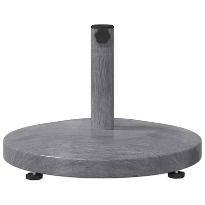 Base per ombrellone Aspetto Legno Grigio Scuro 48 x 48 x 32 cm