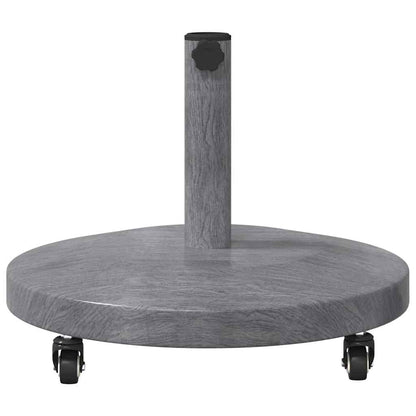 Base per ombrellone Aspetto Legno Grigio Scuro 48 x 48 x 32 cm