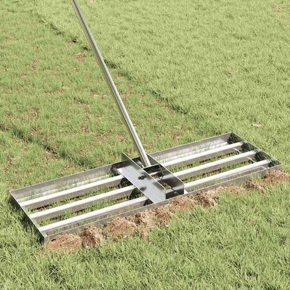 Rastrello da Giardino Argento Acciaio inossidabile