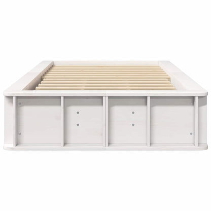 Struttura del letto Bianco 75 x 190 cm Pino massello