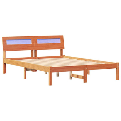 Struttura del letto Marrone cerato 120 x 200 cm Pino massello