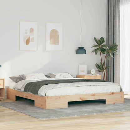 Struttura del letto Marrone 200 x 200 cm