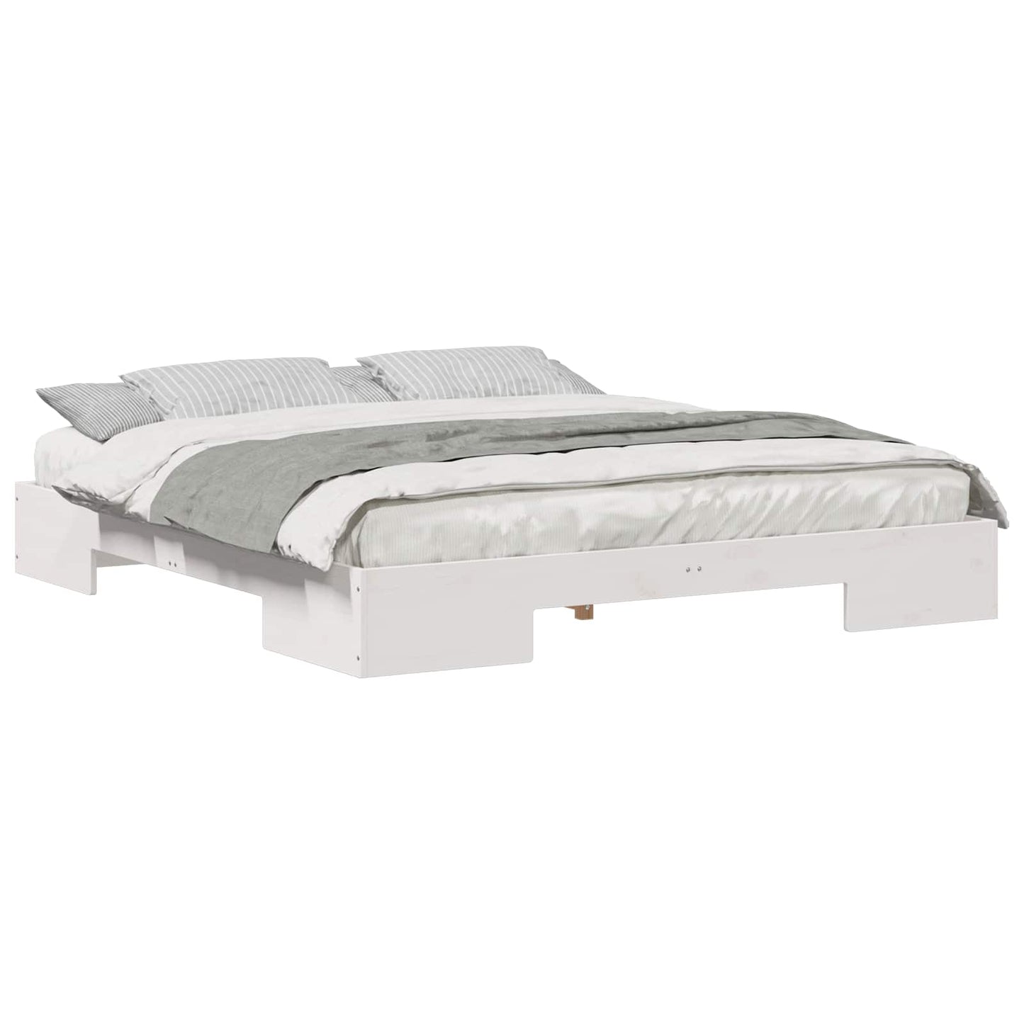 Struttura del letto Bianco 200 x 200 cm