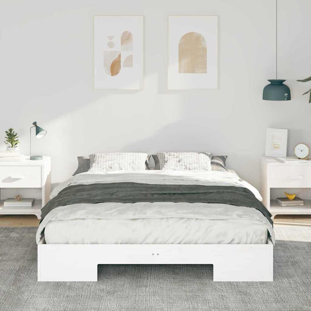 Struttura del letto Bianco 150 x 200 cm