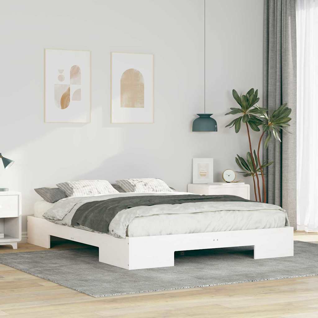 Struttura del letto Bianco 140 x 200 cm