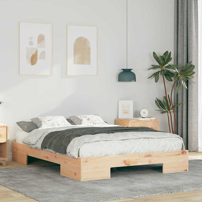 Struttura del letto Marrone 140 x 190 cm