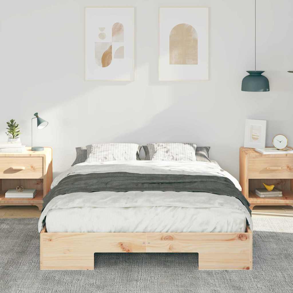 Struttura del letto Marrone 120 x 190 cm