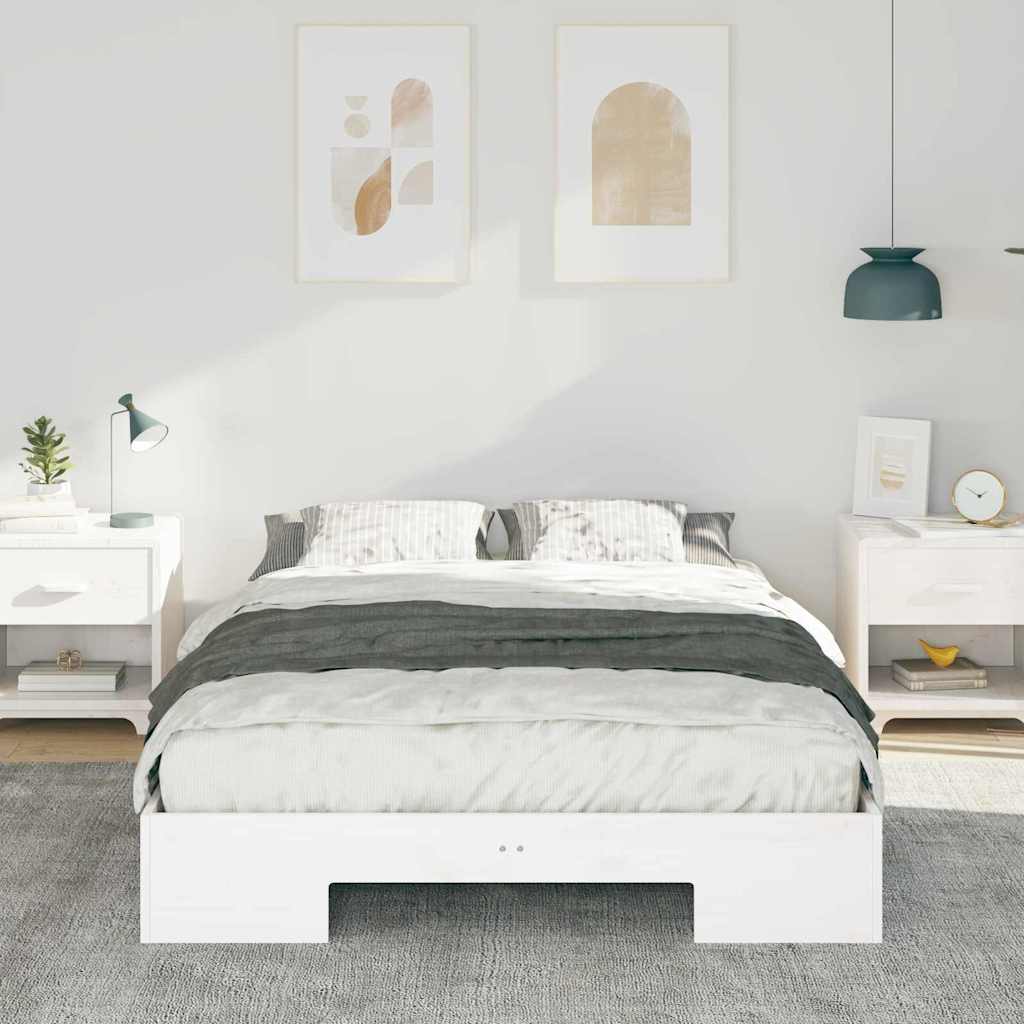 Struttura del letto Bianco 120 x 190 cm
