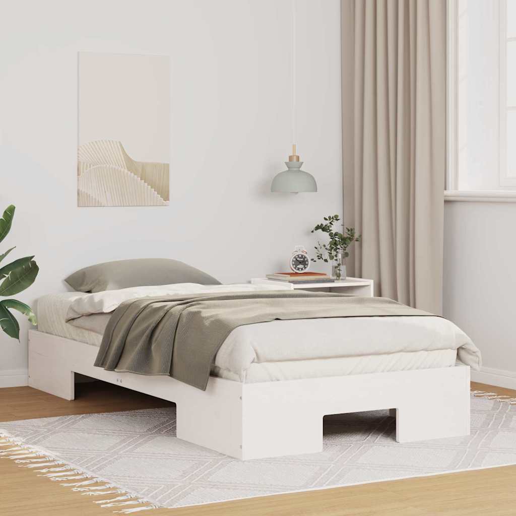 Struttura del letto Bianco 90 x 190 cm