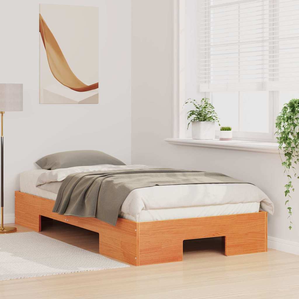 Struttura del letto Marrone 90 x 190 cm