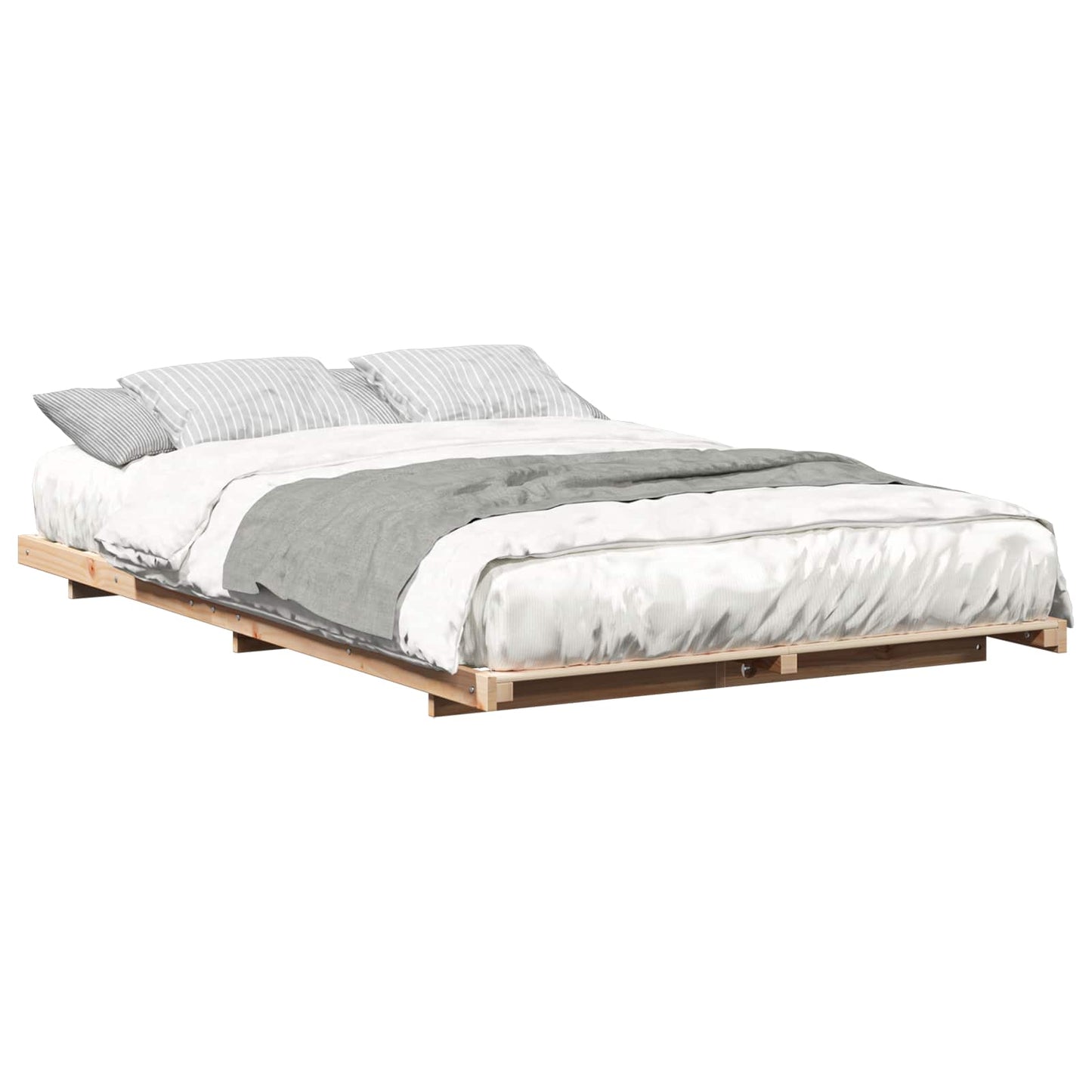 Struttura letto a terra Marrone 120 x 200 cm