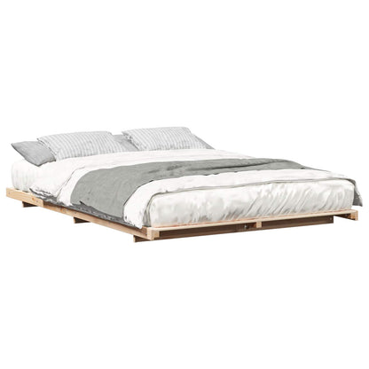Struttura letto a terra Marrone 160 x 210 cm
