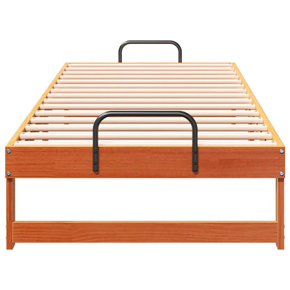Struttura del letto Marrone 90 x 210 cm Pino massello