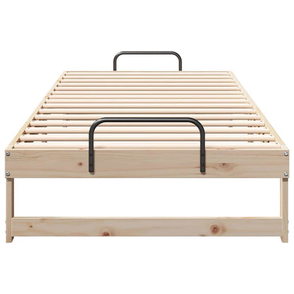 Struttura del letto Marrone 100 x 220 cm Pino massello