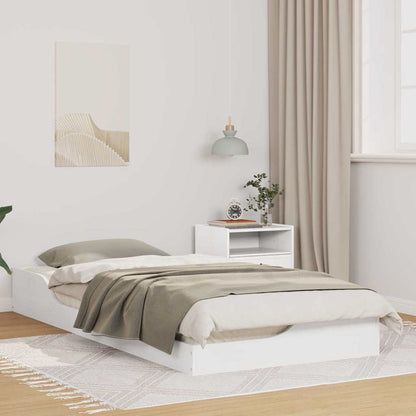 Struttura del letto Bianco 100 x 200 cm Pino massello