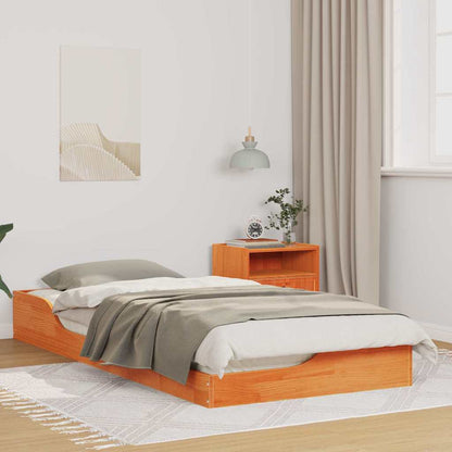 Struttura del letto Marrone cerato 80 x 200 cm Pino massello