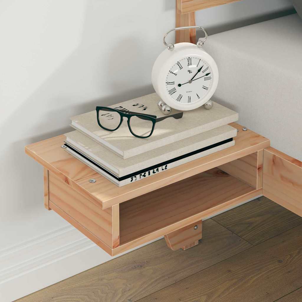 Struttura del letto Marrone 160 x 200 cm Pino massello