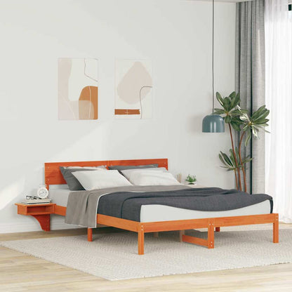 Struttura del letto Marrone cerato 150 x 200 cm Pino massello