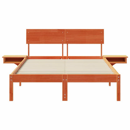 Struttura del letto Marrone cerato 120 x 190 cm Pino massello