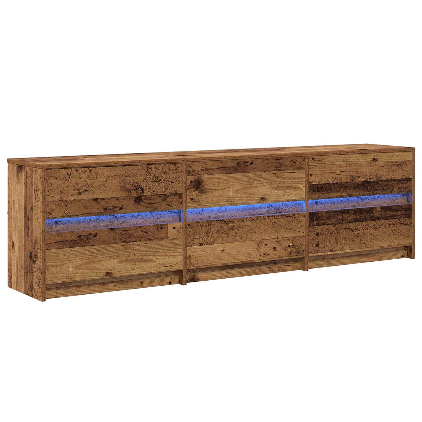 UnitÃ  TV 2 pcs Legno vecchio 180 x 34 x 50 cm Legno multistrato