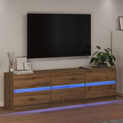 UnitÃ  TV 2 pcs Rovere artigianale 180 x 34 x 50 cm