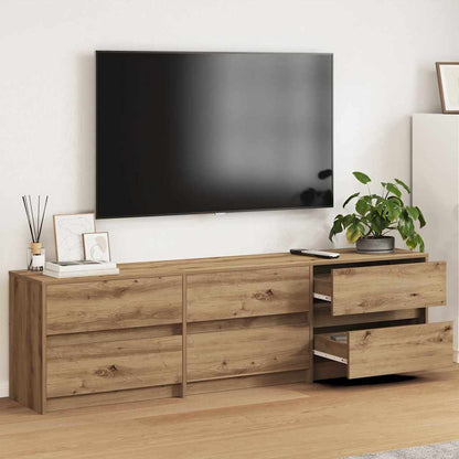 UnitÃ  TV 2 pcs Rovere artigianale 180 x 34 x 50 cm