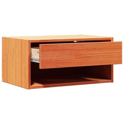 Comodino con cassetto Marrone cerato 50 x 32,5 x 24 cm