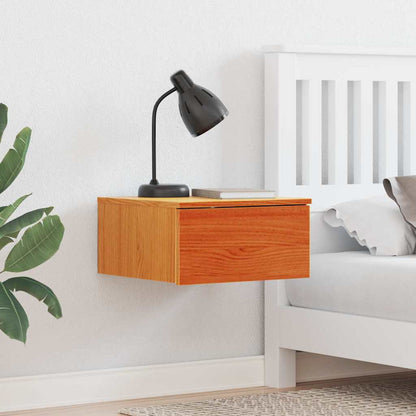 Comodino con cassetto Marrone cerato 37 x 35 x 18,5 cm