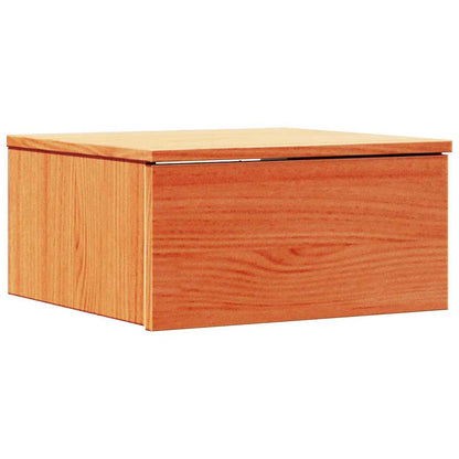 Comodino con cassetto 2 pcs Marrone cerato 37 x 35 x 18,5 cm