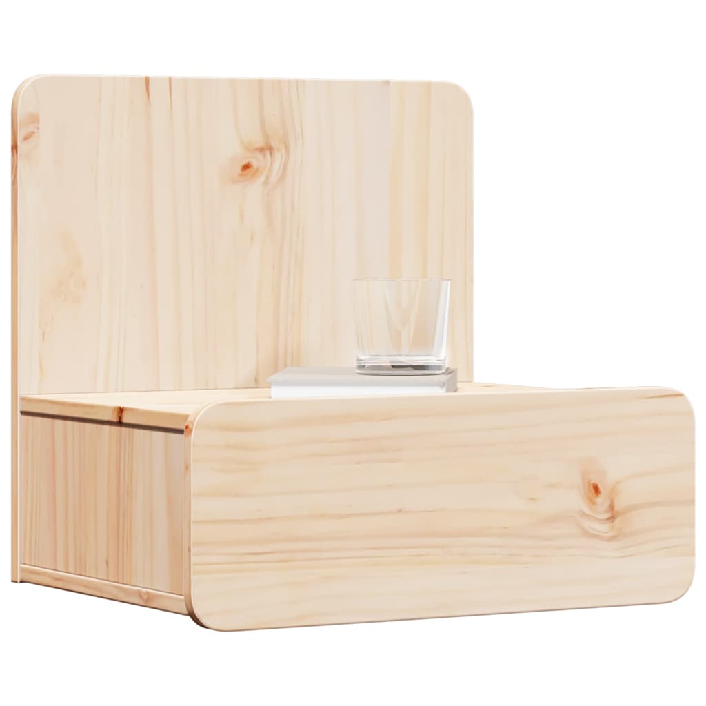 Comodino Marrone 44 x 32,5 x 40 cm Legno di pino massello