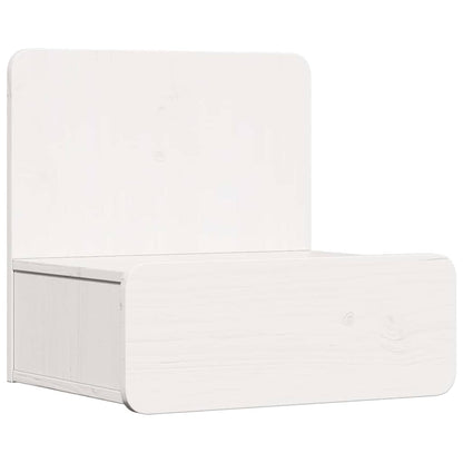 Comodino 2 pcs Bianco 44 x 32,5 x 40 cm Legno di pino massello