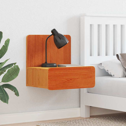 Comodino con cassetto 2 pcs Marrone cerato 44 x 32,5 x 40 cm