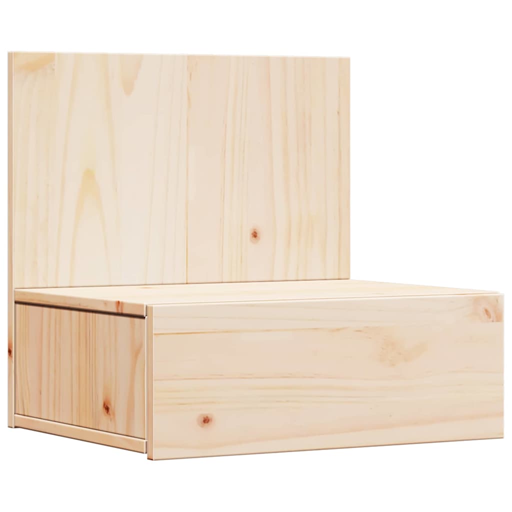 Comodino 2 pcs Marrone 42 x 32,5 x 40 cm Legno di pino massello