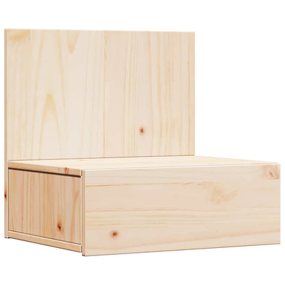 Comodino 2 pcs Marrone 42 x 32,5 x 40 cm Legno di pino massello