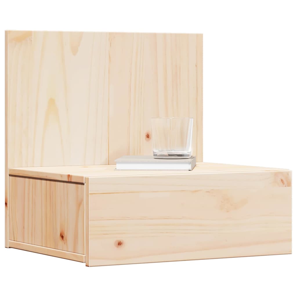 Comodino 2 pcs Marrone 42 x 32,5 x 40 cm Legno di pino massello