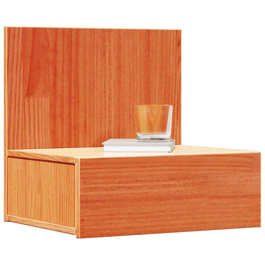 Comodino con cassetto Marrone cerato 42 x 32,5 x 40 cm